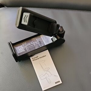 Black Travel Phone Holder
